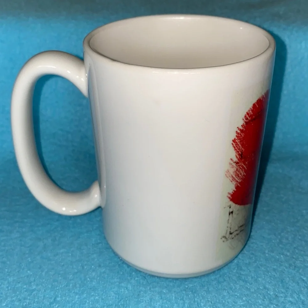 RELIGIOUS heart mug coffee cup “Hopelessly Devoted Psalm 18:1” Made in USA Rare